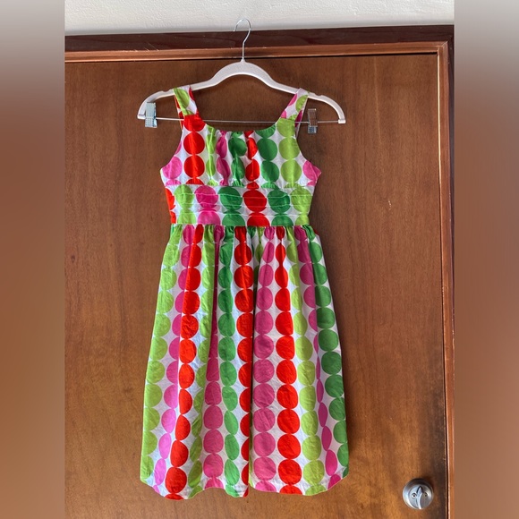 Girls Vintage Elegant Dress Girls Polka Dot Party Dress
